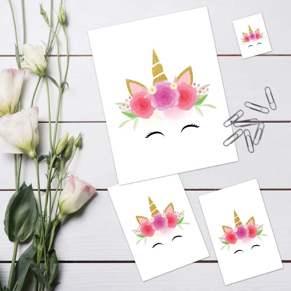 Pink Unicorn Greeting Card | Sunny Paperie